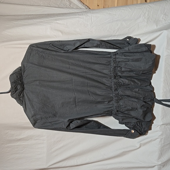 Aziz light weight jacket, in small,  charcoal gray NWOT - Picture 3 of 6